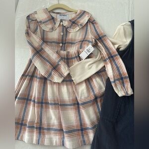 Old Navy Toddler Girl 4T Plaid Flannel Dress with Tags